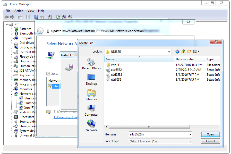 Intel lan driver for windows 7 64 bit free download